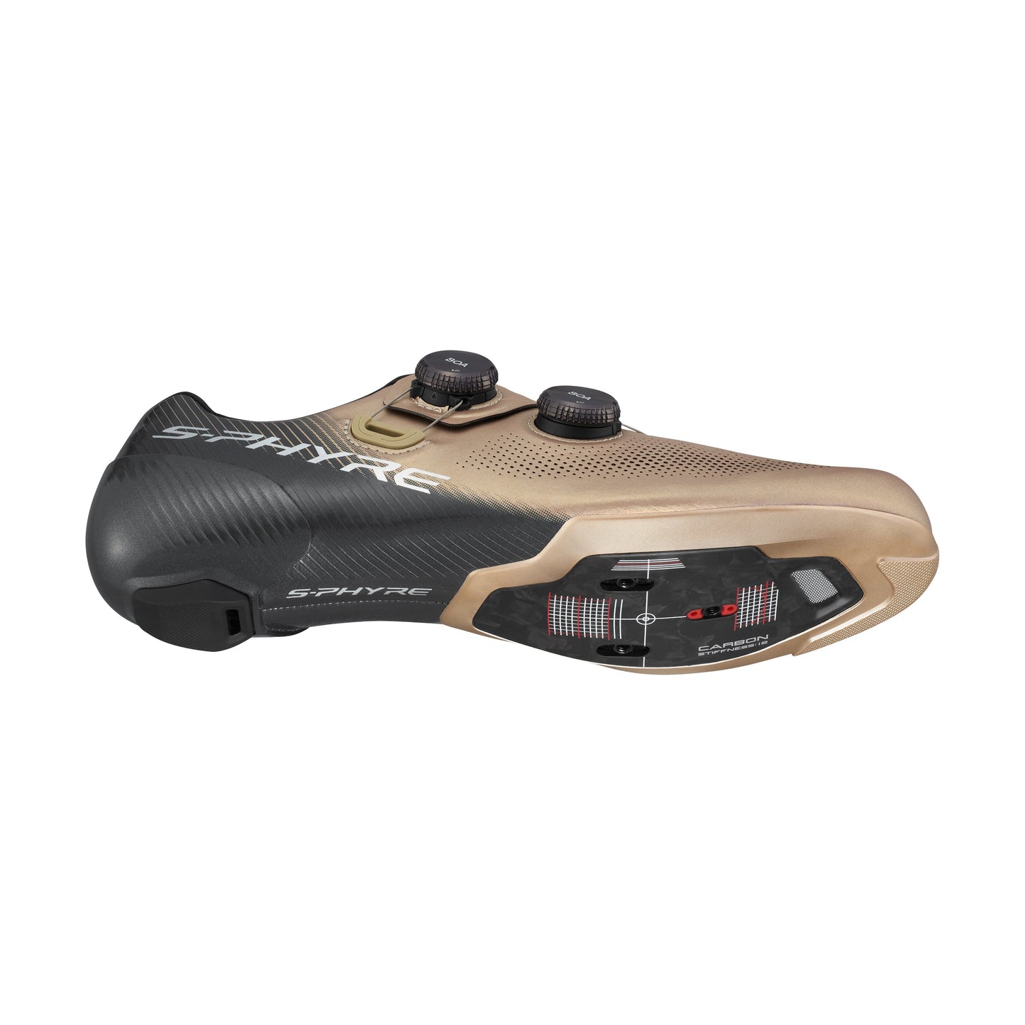 SHIMANO SH-RC903S 公路車鞋-寬型-限量版香檳金黑色 / SHIMANO SH-RC903S ROAD SHOES-WIDE-GOLD/BLACK