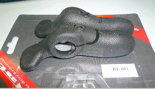 TAT BE-001 & GL-N017 黑色鋁合金包膠牛角 / TAT BE-001 & GL-N017 ALUMINIUM ALLOY BAREND-BK