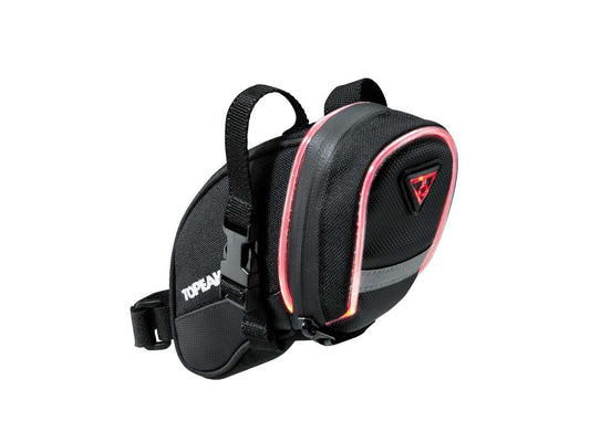 Topeak Aero Wedge IGlow 紅色閃燈尾袋-拉帶式 / Topeak Aero Wedge IGlow, TIG-AW02