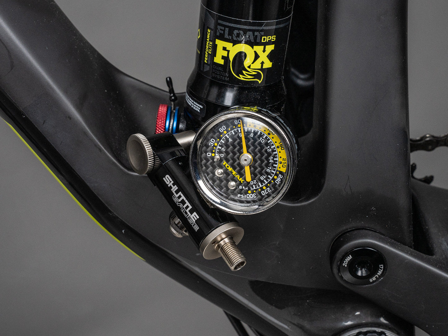 Topeak Shuttle Gauge 旋轉頭聰明氣壓磅錶 / Topeak Shuttle Gauge