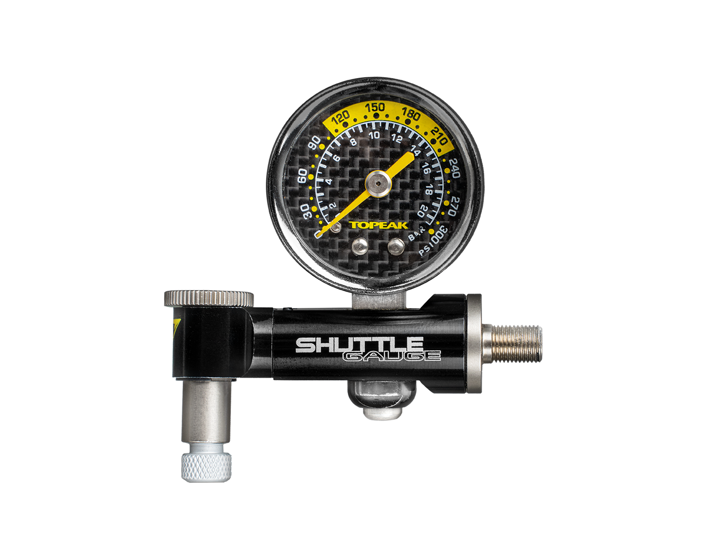 Topeak Shuttle Gauge 旋轉頭聰明氣壓磅錶 / Topeak Shuttle Gauge
