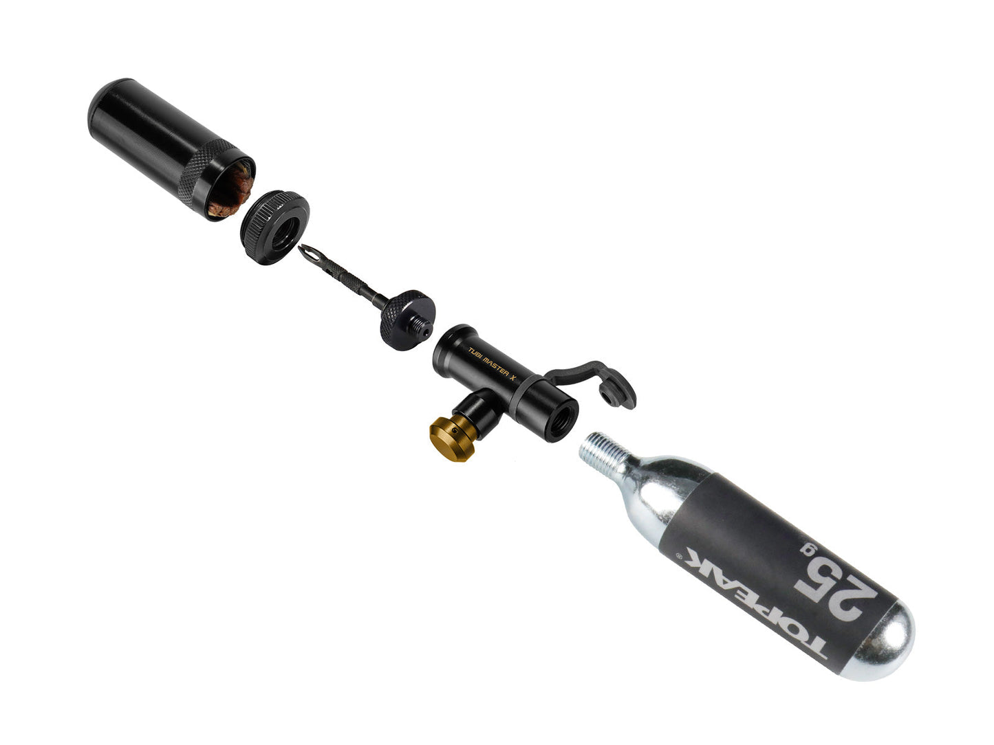 Topeak Tubi Master X 真空呔修補套件連Co2筒 / Topeak Tubi Master X Tubeless Tire Repair Kit with CO2 cartridges