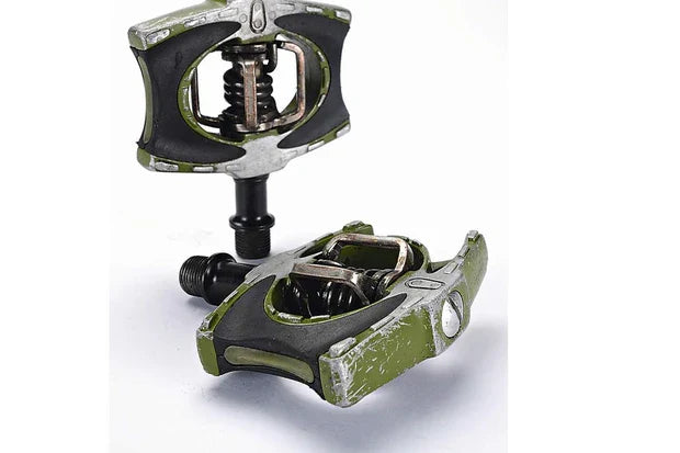 Crank Brothers Acid 1 Pedals ~ Camo Green Composite