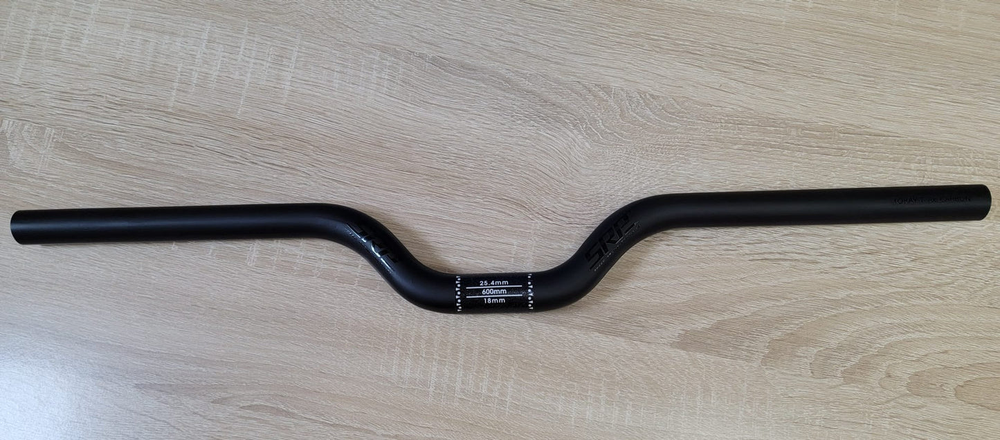 SRP TORAY T-700 CARBON 啞黑碳纖維車頭 -25.4 X 600 MM / SRP TORAY T-700 CARBON HANDLEBAR-25.4 X 600 MM