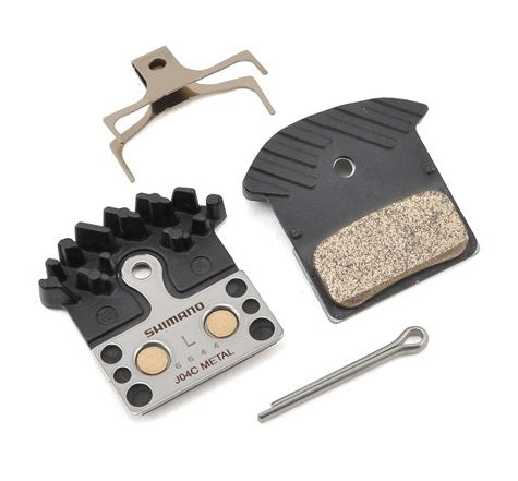 SHIMANO 散熱金屬碟制皮( J04C )~BR-M9000 (IBPJ04CMFA)  / SHIMANO BR-M9000 METAL PAD ( J04C ) W/FIN(IBPJ04CMFA)