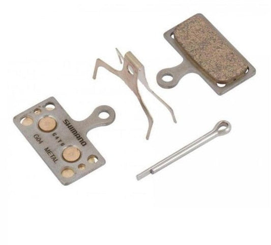 SHIMANO G04S 金屬碟制皮~XT M8000 / SHIMANO XT METAL PAD(G04S) WITH SPRING