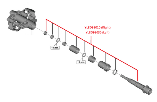 SHIMANO PD-M9100 腳踏軸心