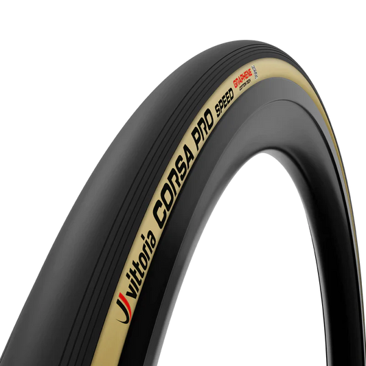 Vittoria corsa PRO Speed 真空可摺外胎 -黑色黃邊 / Vittoria corsa PRO Speed Tubeless Folding Tire-Para-Blk-Blk