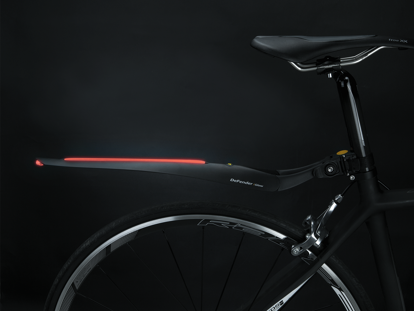 Topeak Defender Iglow Led紅色閃燈跑車後沙擋 / Topeak Defender Iglow Road Rear Fender