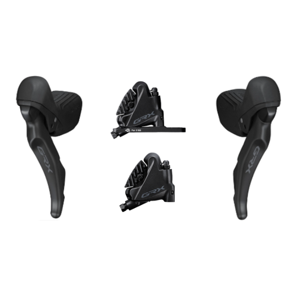 Shimano GRX 雙餅用碟掣套裝-ST-RX610+BR-RX400 / Shimano GRX DISC BRAKESET-ST-RX610