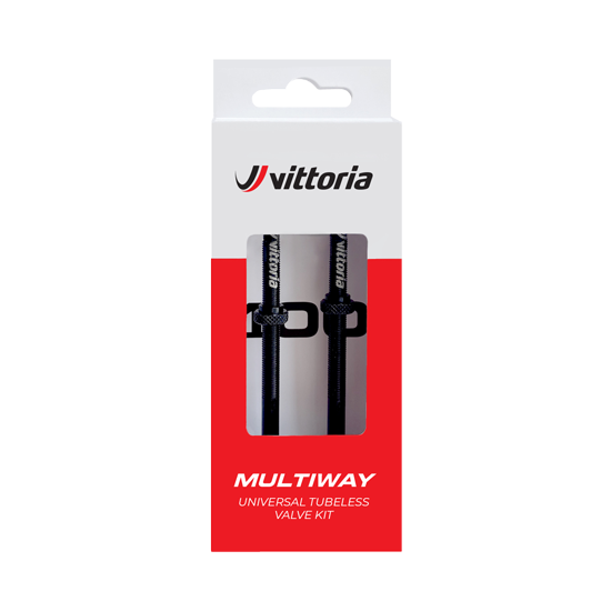 Vittoria 鋁合金雙向真空胎咀 (2支) / Vittoria Tubeless VALVE 3 WAY Alloy Black Set (2 PCS)