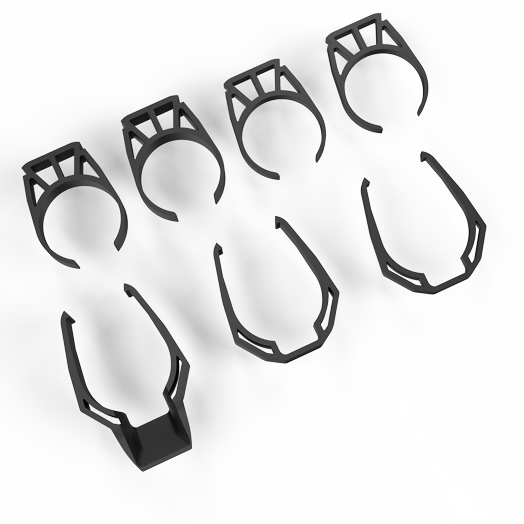 PRO VIBE EVO 公路車用墊片組 / PRO VIBE EVO HEADSET/STEM SPACER SET