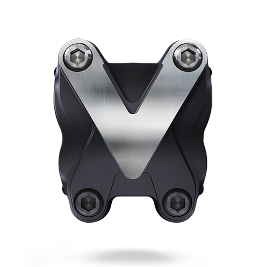 PRO VIBE 1-1/8 鋁合金車頭柱-黑色(-10度) / PRO VIBE 1-1/8 Alloy Stem-Black (Angle -10)