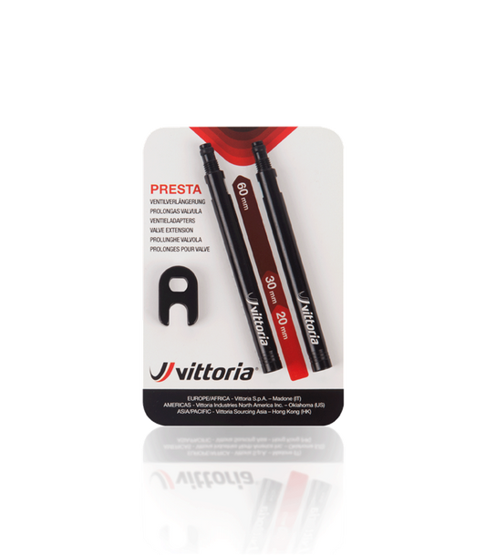 Vittoria  鋁合金加長氣咀 (2支) / Vittoria VALVE EXTENSION BLISTER 2 PCS.